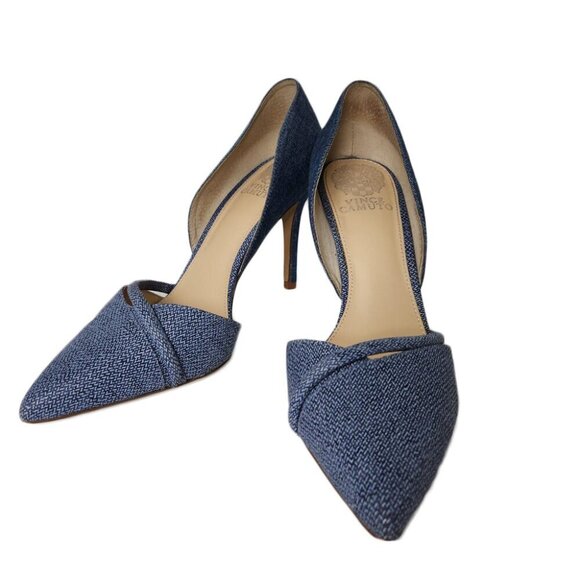 Vince Camuto Women's Adeilia Jean Blue /Indigo Shoes Size 8.5 M - Picture 1 of 11